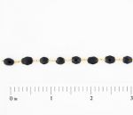 Oval Facted Black Spinel