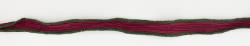 143 Raspberry Pink with Dark Green Edges