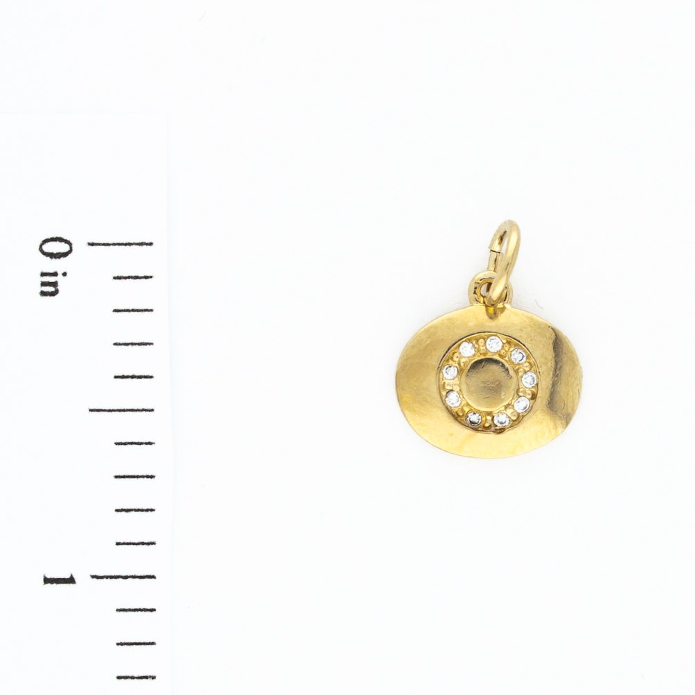 CZ Initial O - gold