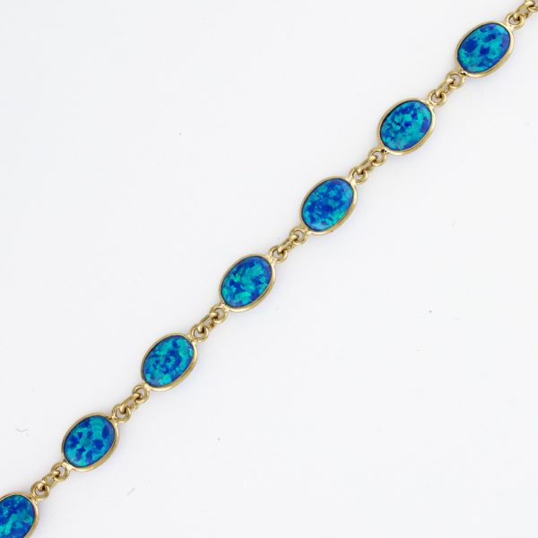Gilson Style Blue Opal 1X1