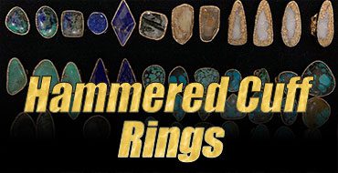 Hammered Cuff Rings
